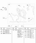 Gear Housing Diagram and Parts List for 432447-0105-E2  Briggs and Stratton Engine
